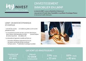 Infographie Investissement immobilier en LMNP